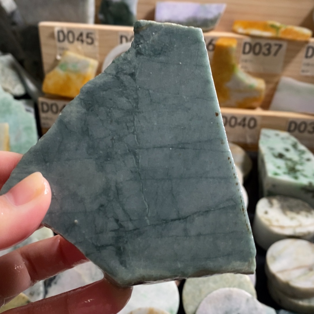 颈饰未镶嵌翡翠天然翡翠