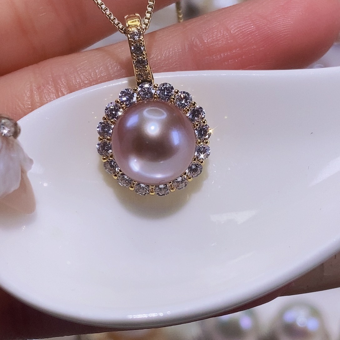 淡水珍珠颈饰合金