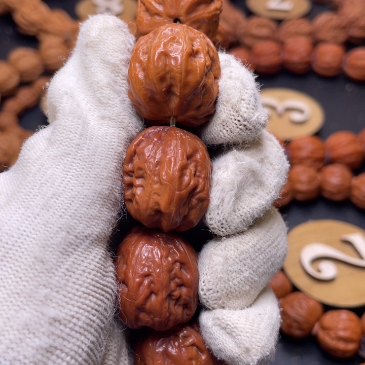 文玩核桃手串粗筋肉纹京八棱福利