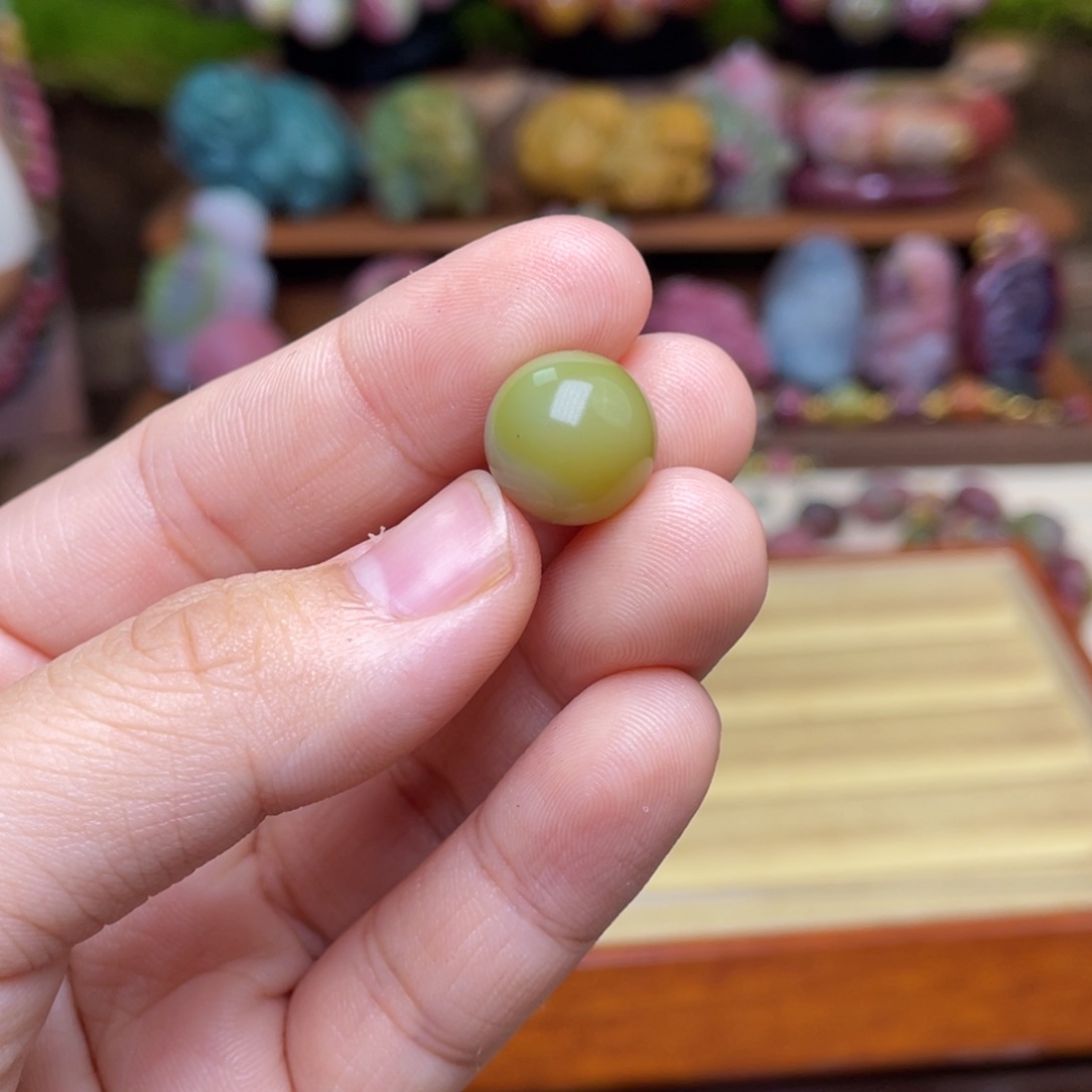 玛瑙/玉髓珠宝半成品未镶嵌老*茶盐源玛瑙单珠