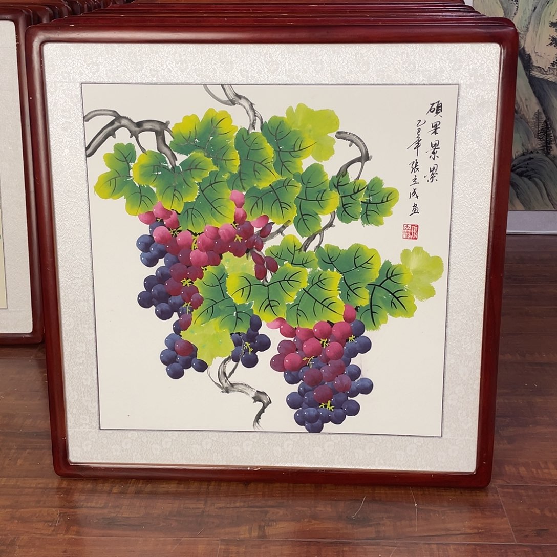 国画带框尺寸63*63厘米