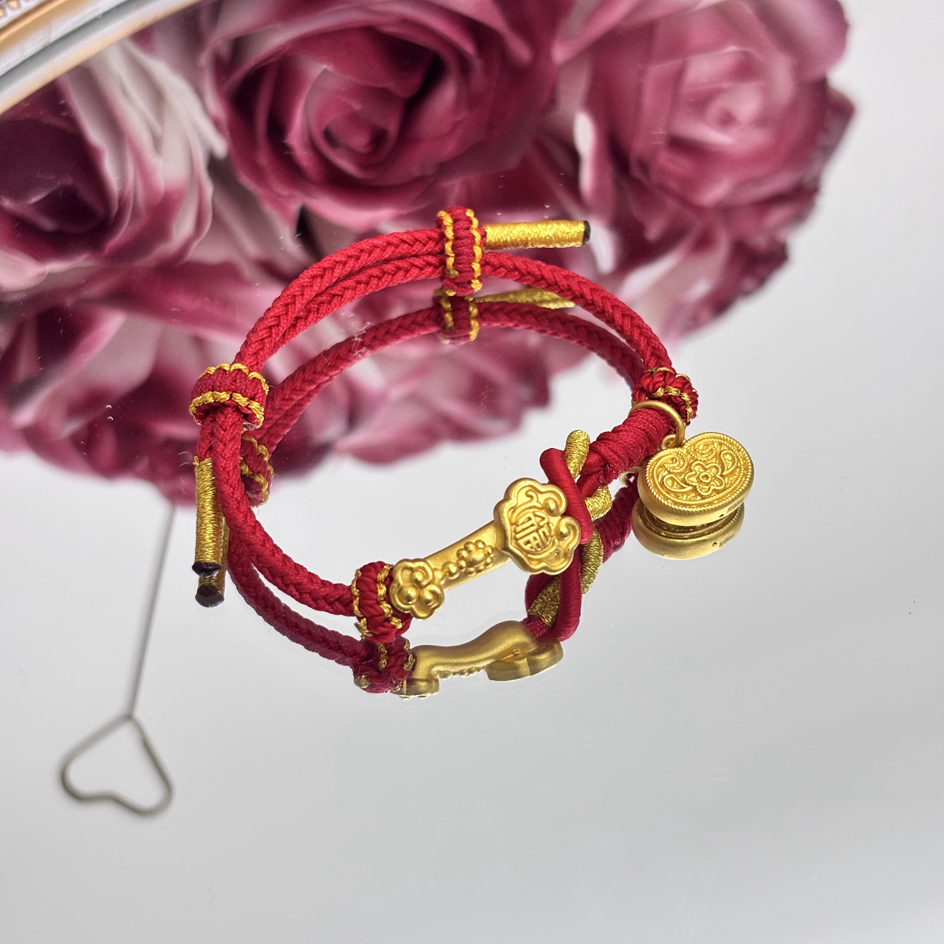 足金999如意系列款式转运珠手串