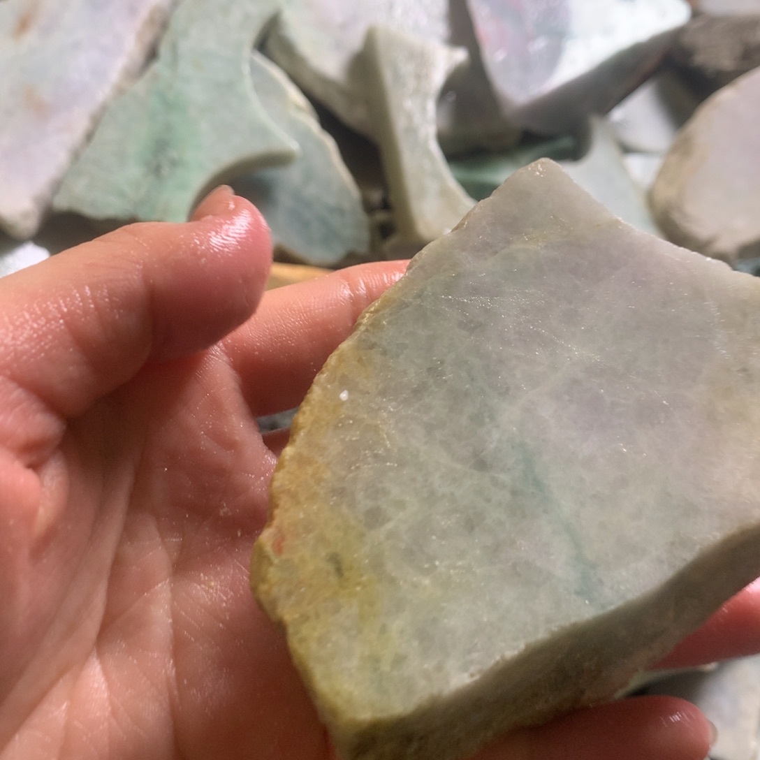 翡翠颈饰未镶嵌缅甸翡翠