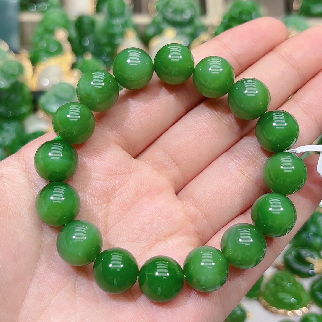 和田玉（碧玉）手串未镶嵌