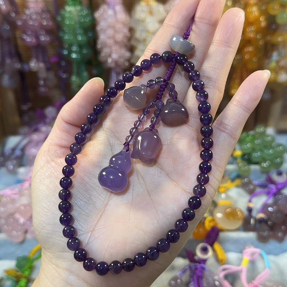 独***忆玛瑙/玉髓未镶嵌手机挂件