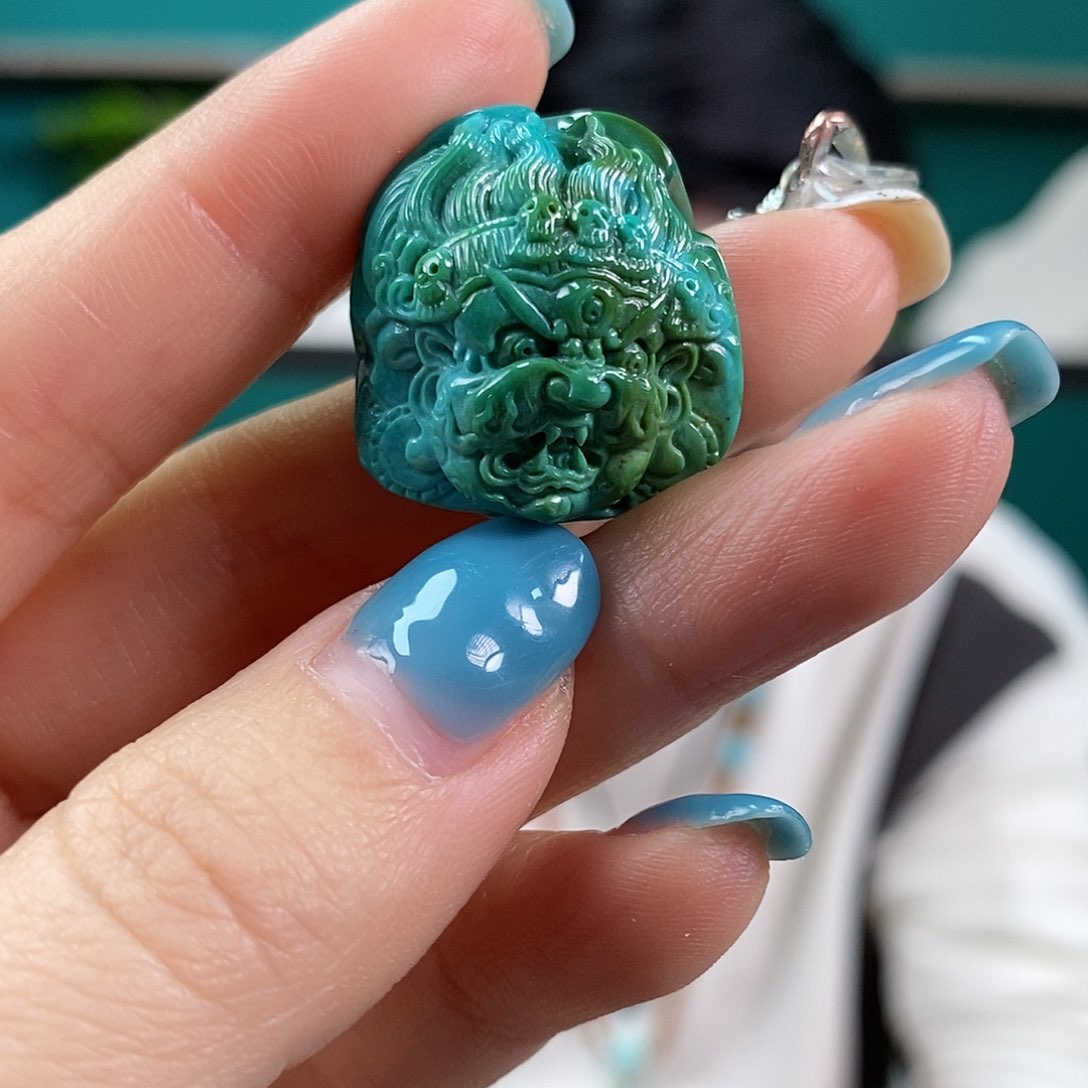 绿松石珠宝奇石未镶嵌