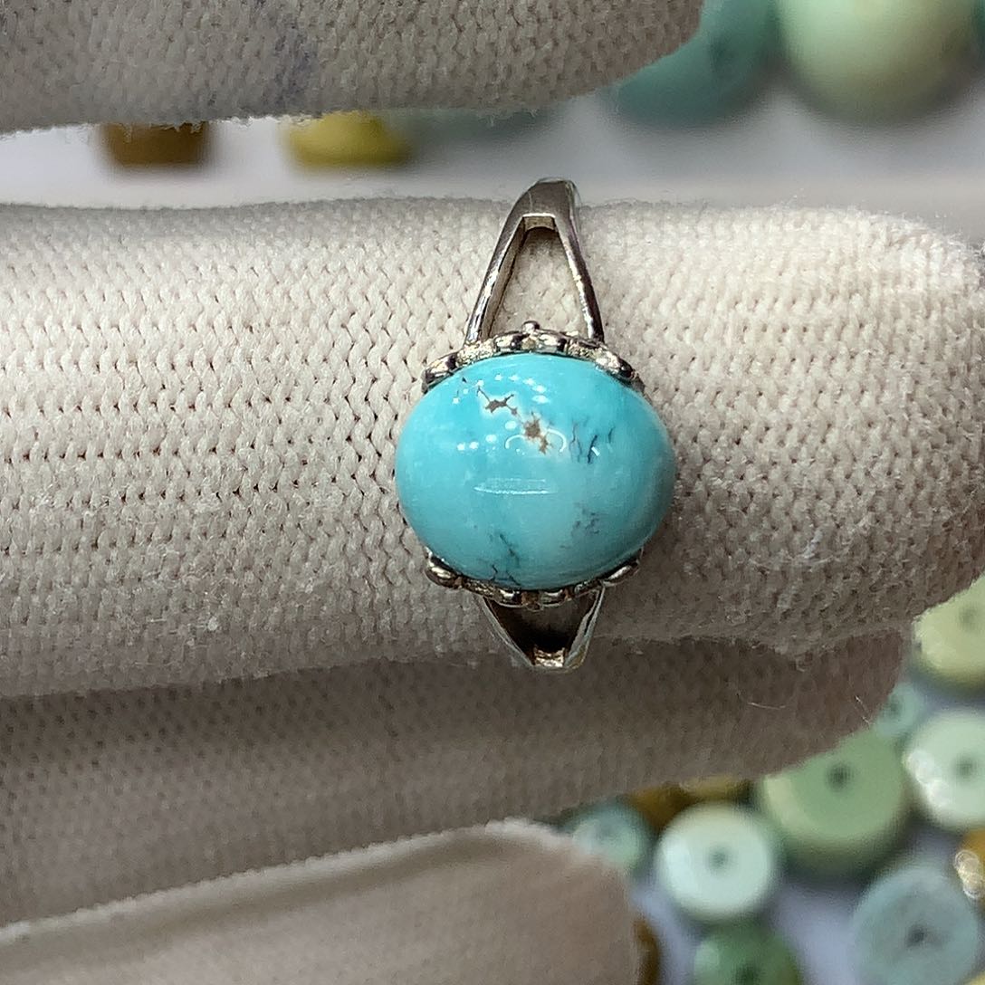 绿松石珠宝半成品未镶嵌