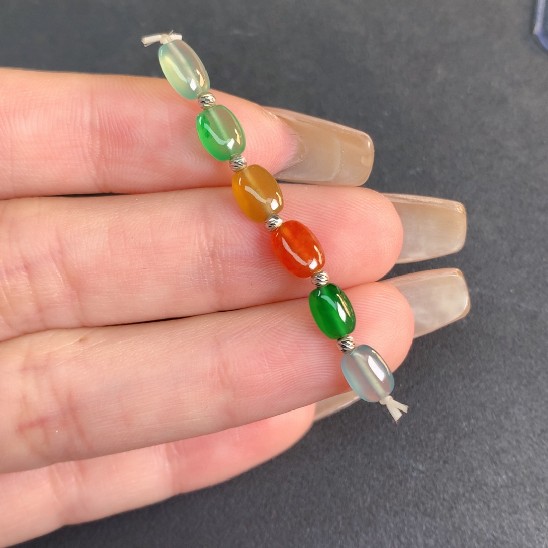 翡翠裸石翡翠翡翠6.3-4.95-2.5