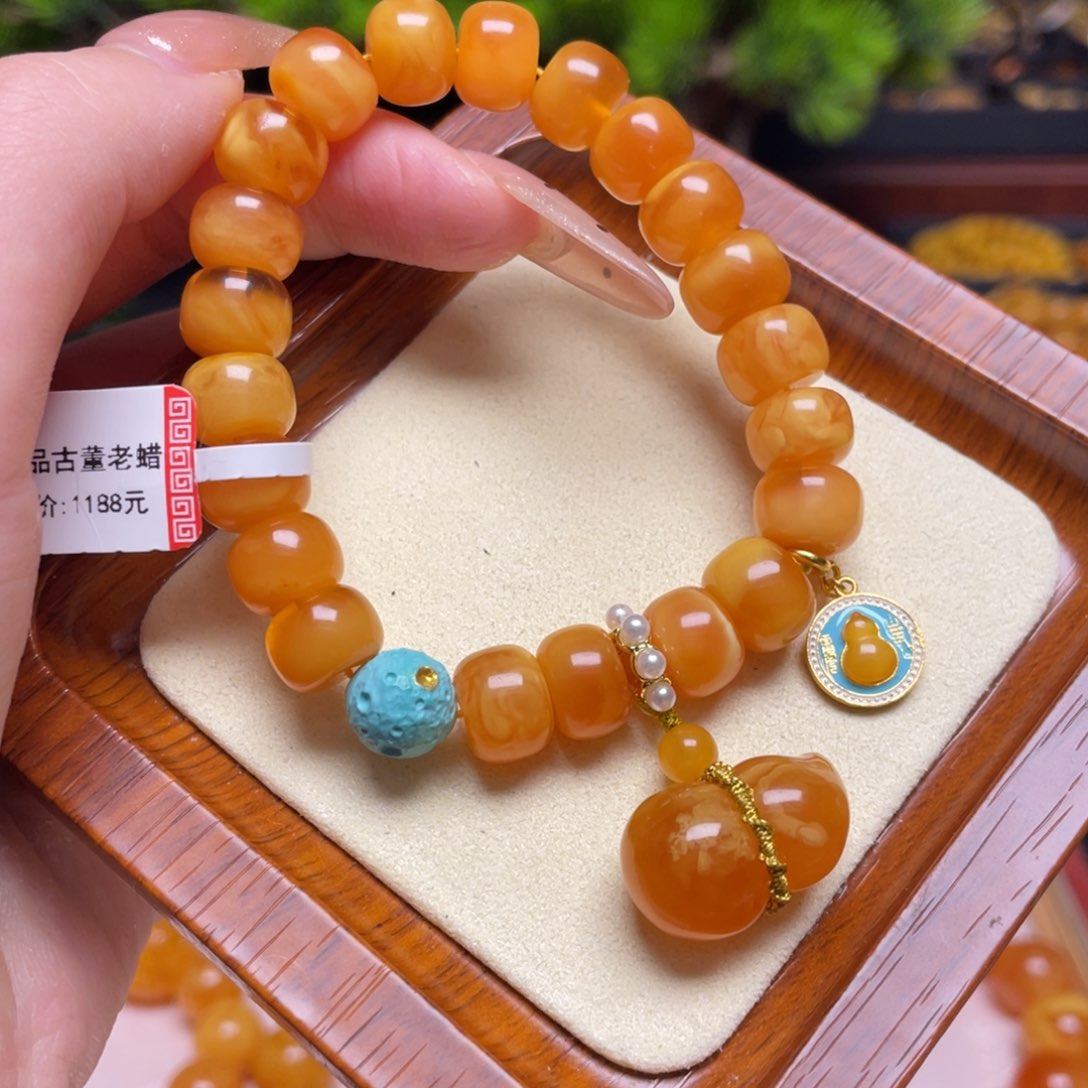 蜜蜡手链未镶嵌手串