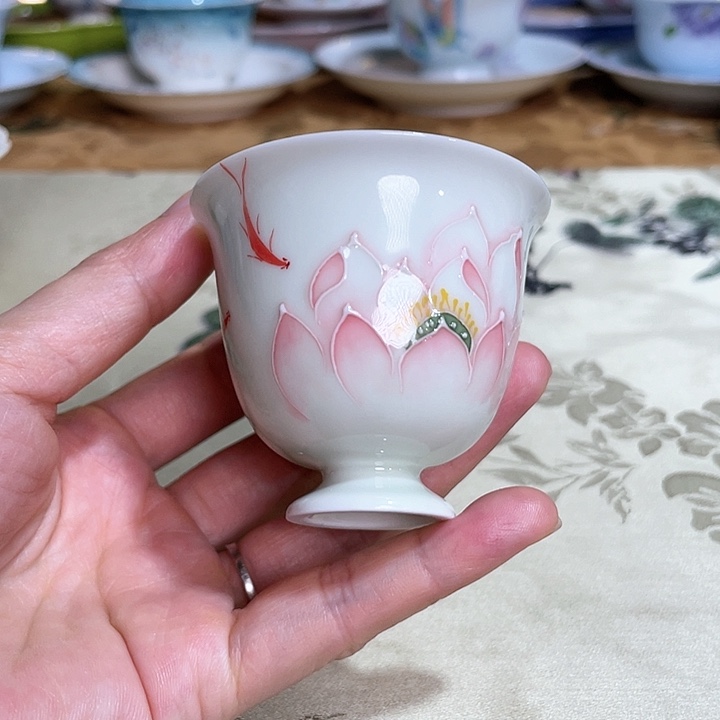 【闪购商品】荷漾鱼影清如杯哈哈哈