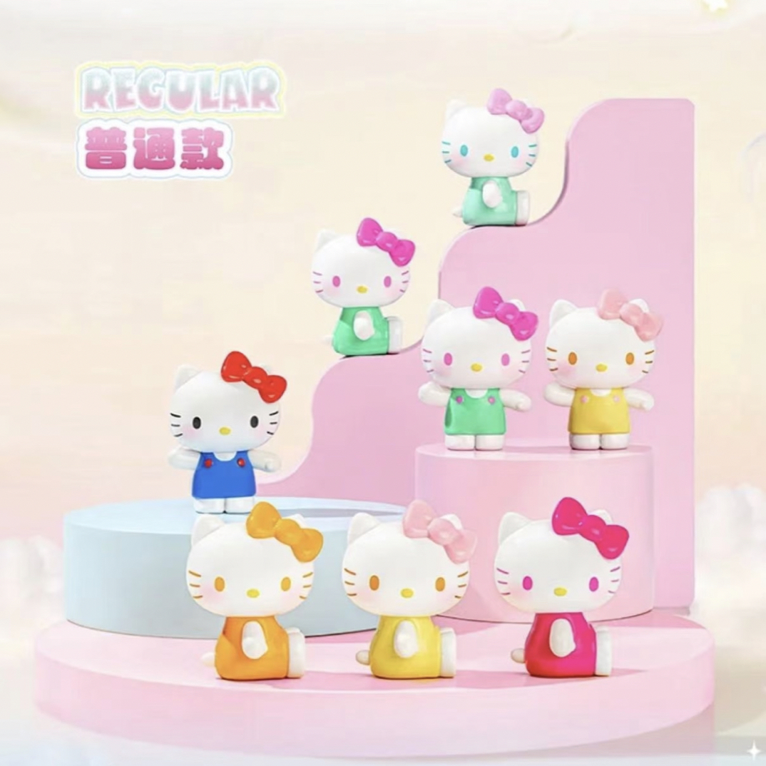 【帮拆】TOPTOYHello Kitty夏日彩虹糖系列盲袋可爱萌粒小公仔七夕