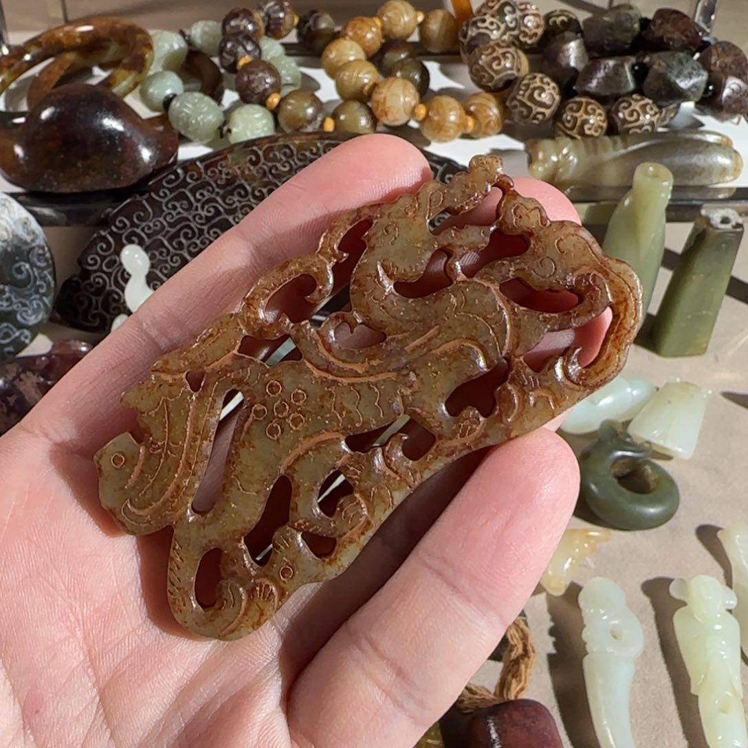 和田玉吊坠(不含链)未镶嵌