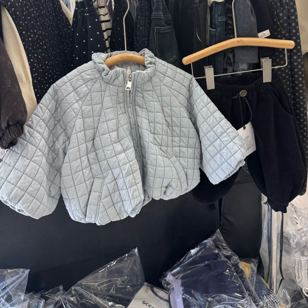 韩货实体童装儿童棉服2025新款洋气高级款女童秋冬装外套商品