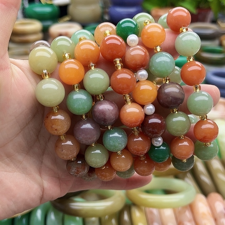 未镶嵌手镯（圆镯）石英质玉