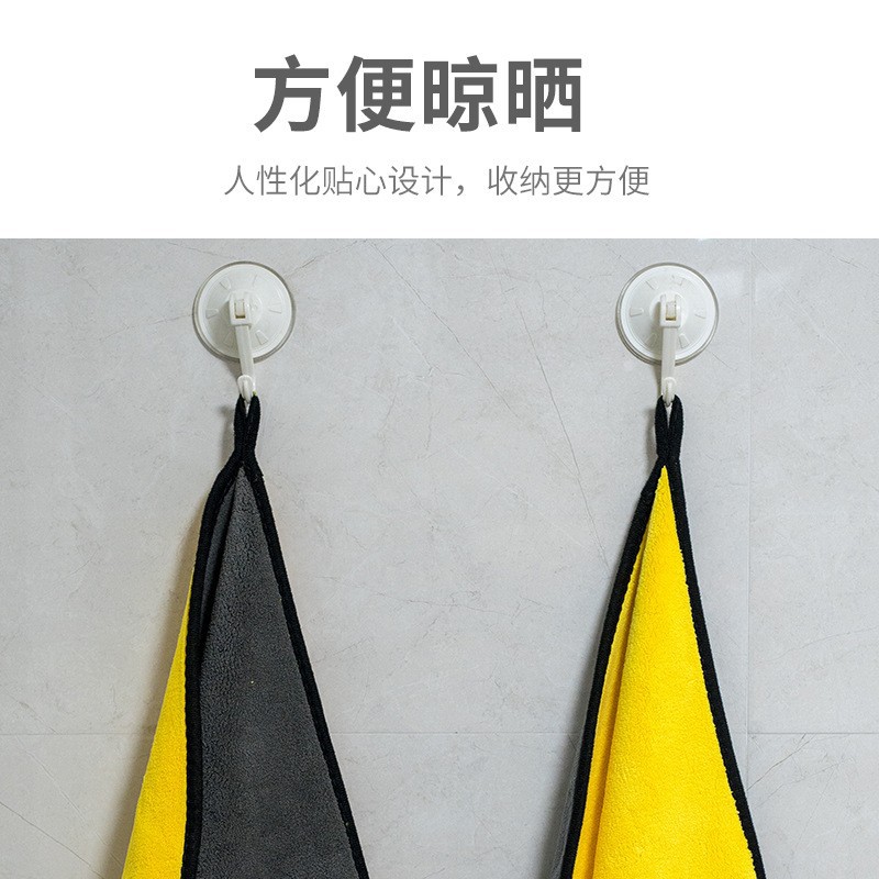 小迪专属双面加厚挂钩擦车巾 颜色随机