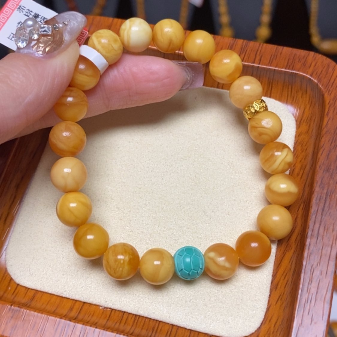 【闪购商品】蜜蜡手链未镶嵌手串
