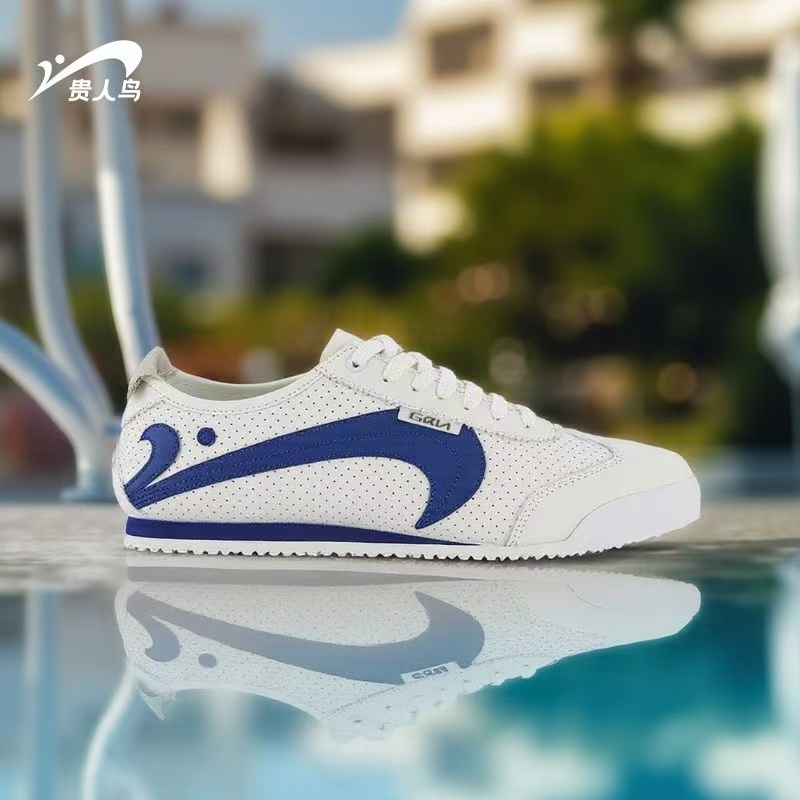 贵人鸟休闲百搭时尚日常透气轻薄皮质阿甘鞋2025爆款