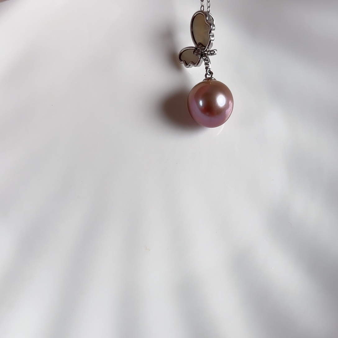 手绳银S925镶嵌淡水珍珠