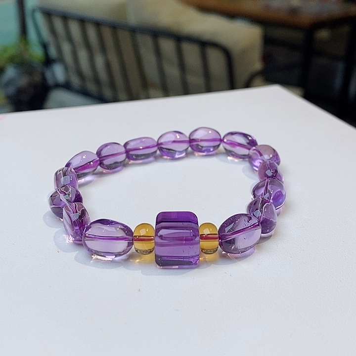 水晶手链未镶嵌紫水晶