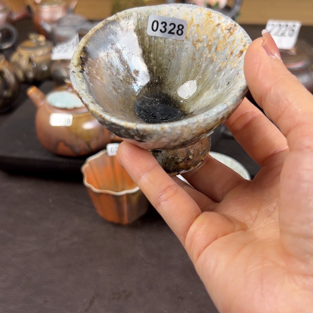 杯柴烧茶器主人杯