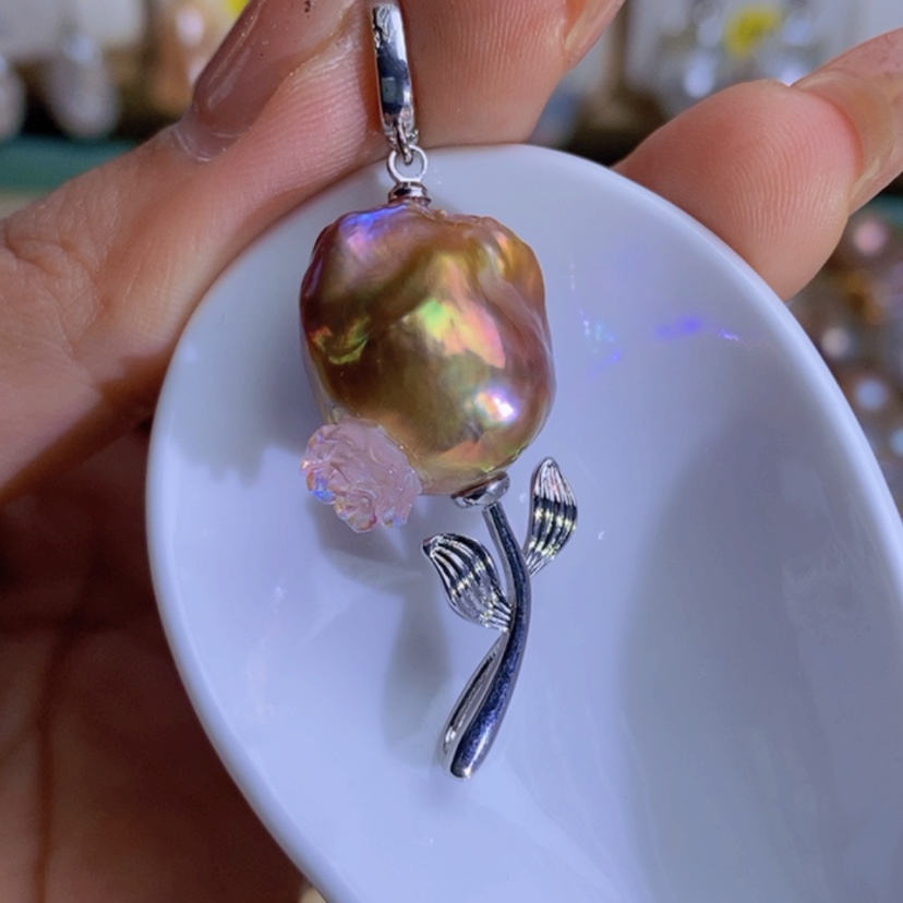 【闪购商品】淡水珍珠天然淡水珍珠合金