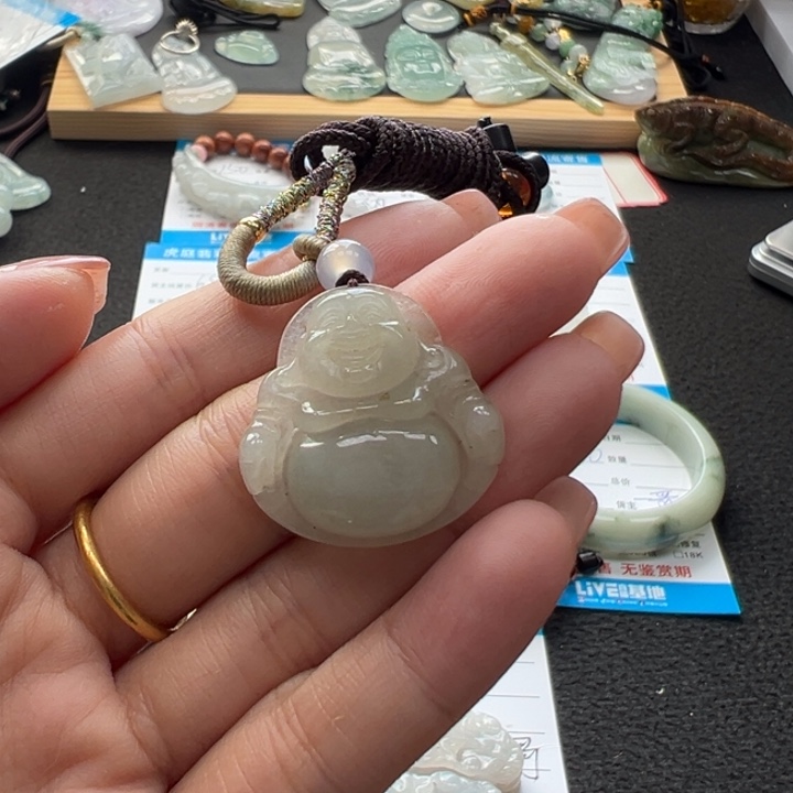 颈饰未镶嵌翡翠天然A货缅甸翡翠