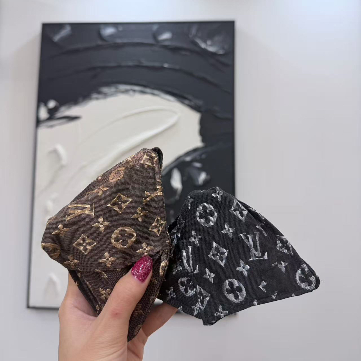 高级感洋气老花大号抓夹