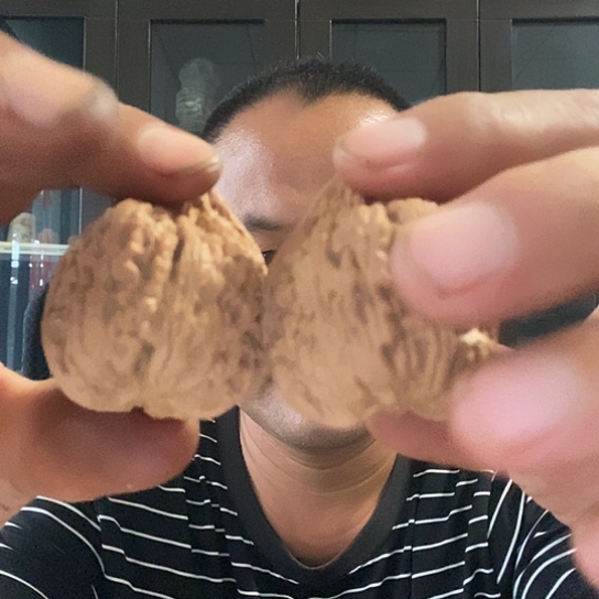 核桃手串/手链阿*做佛核桃一对全品野生