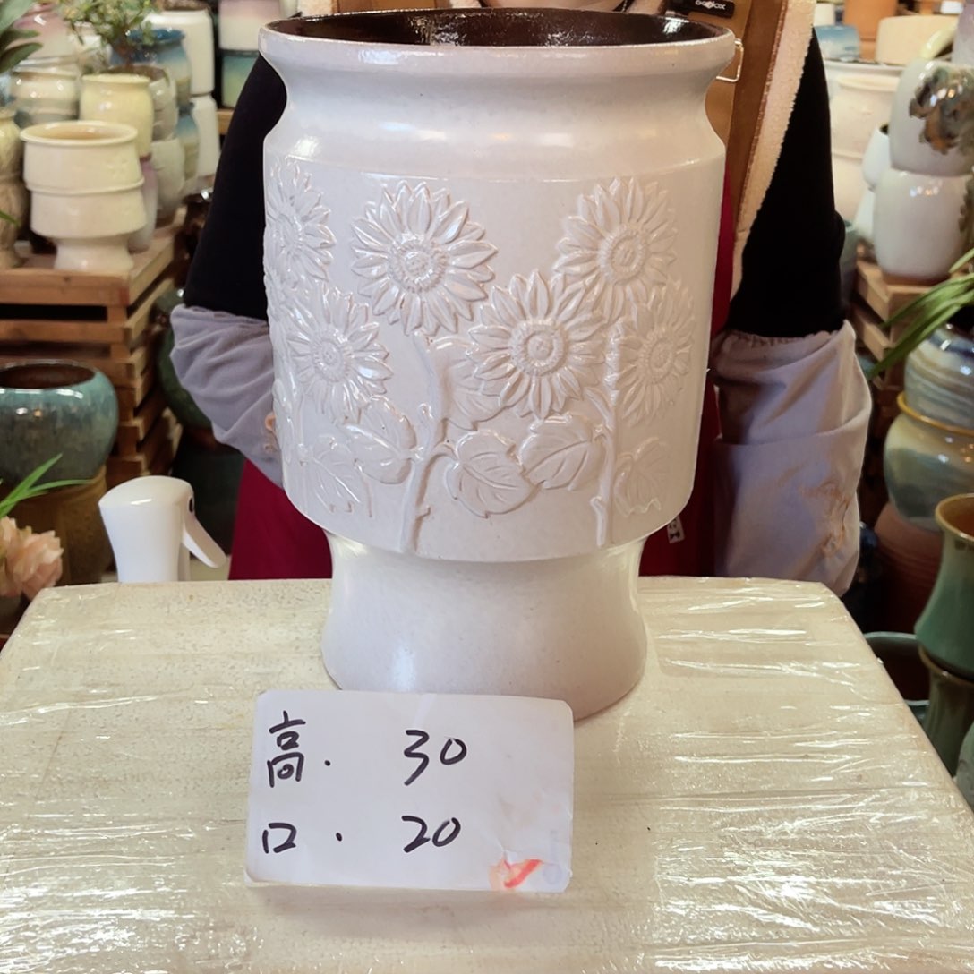 紫砂花盆高度30口径20