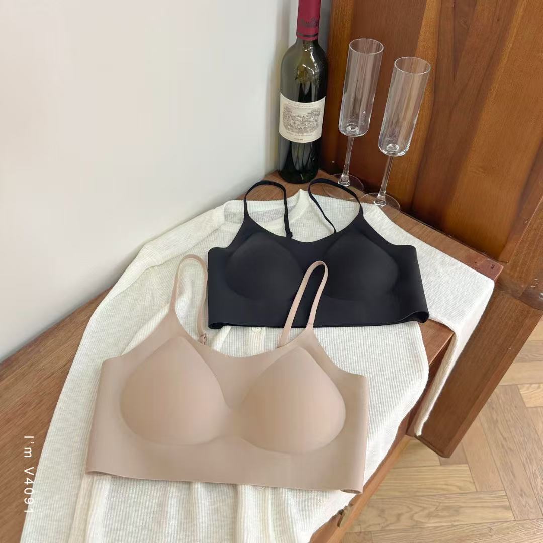 【悦兮】夏季新款舒适无痕透气薄款通勤无钢圈美背防走光女背心4091