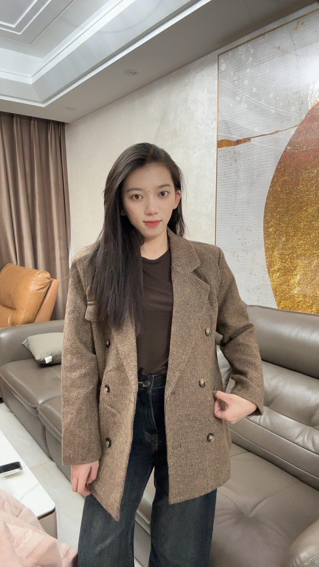 高级感西装外套女设计感休闲款