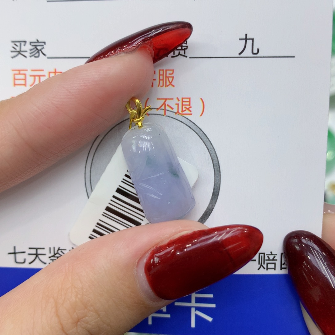 翡翠颈饰18K金镶嵌dfgghjjk