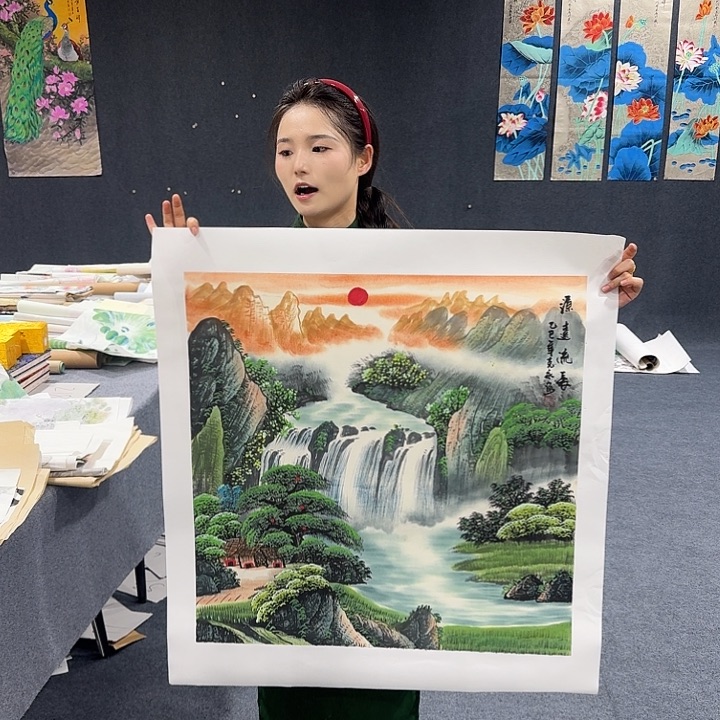 国画装饰年画巨巨巨好看