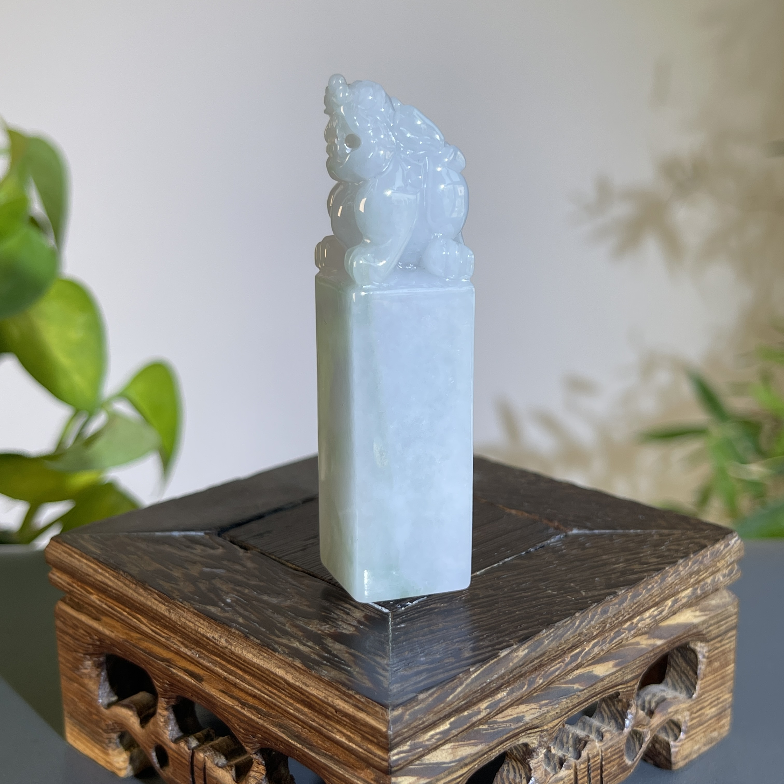 JTB14-34 天然缅甸A货翡翠 印章