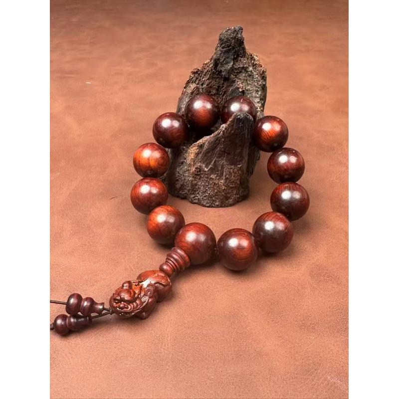 无礼盒  金星紫檀手串  LQ193