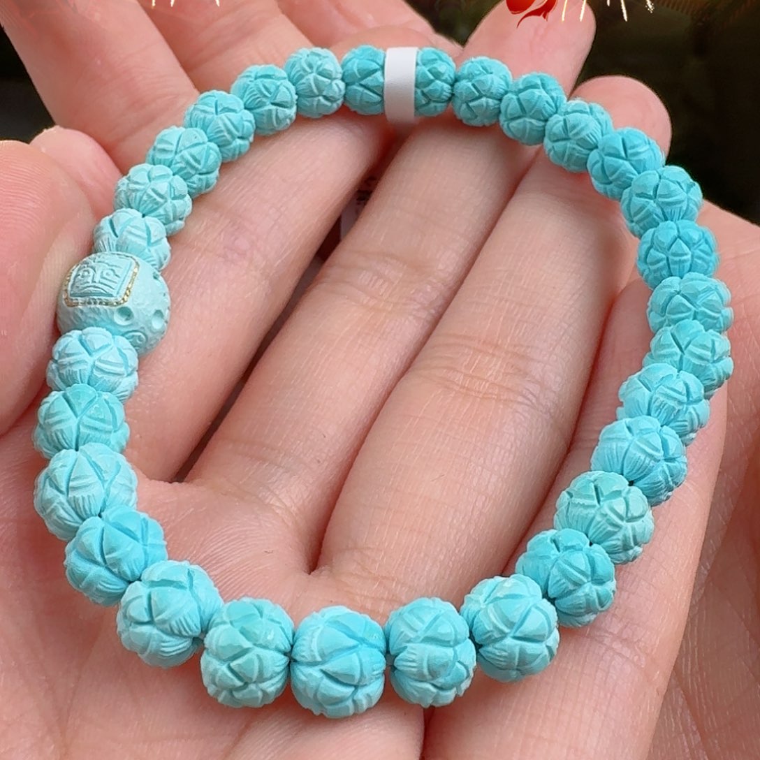 绿松石珠宝奇石未镶嵌