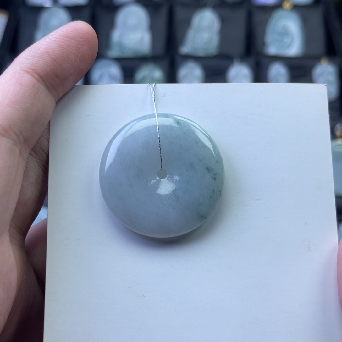 翡翠未镶嵌颈饰607