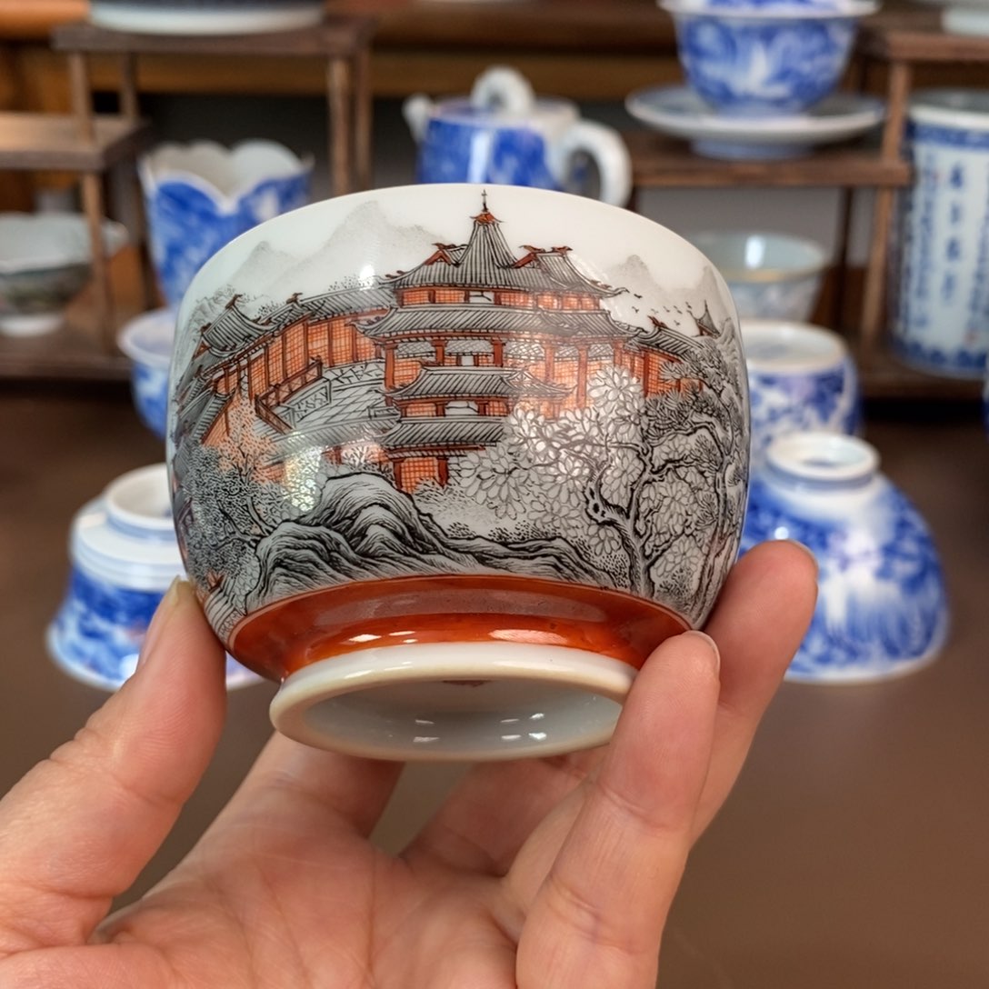 景德镇陶瓷手工手绘