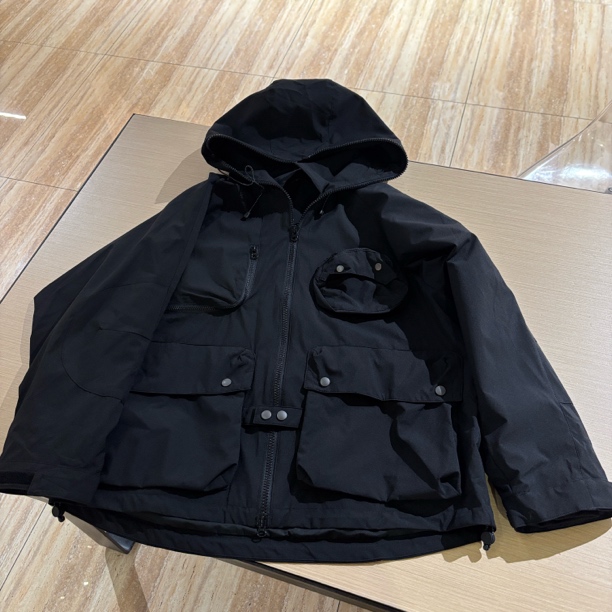 Mesoo门店同款秋体验款三防工装连帽冲锋衣外套4958