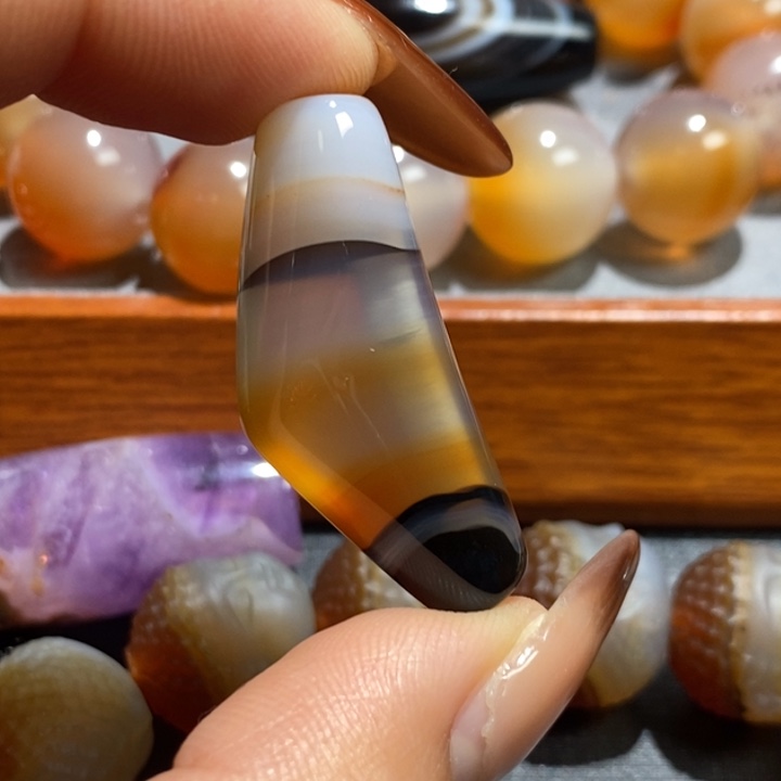 玛瑙/玉髓未镶嵌颈饰