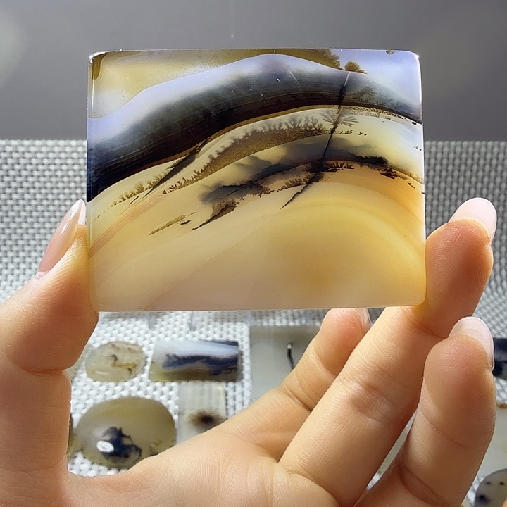 玛瑙/玉髓未镶嵌吊坠(不含链)33