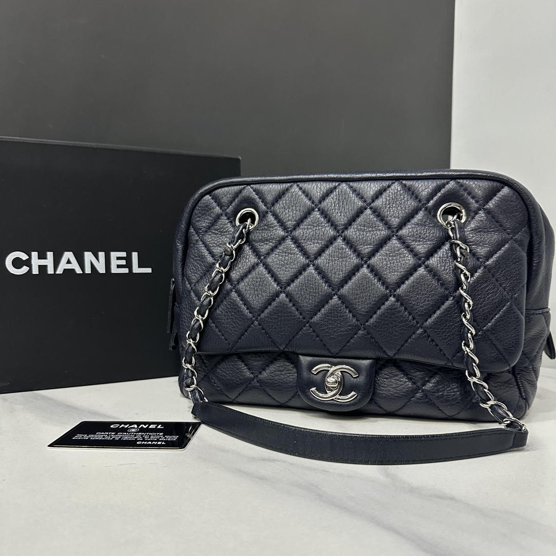95新 Chanel/香奈儿 蓝银保龄球21开卡26cm/JJ5121603
