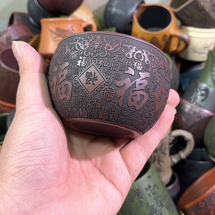 茶杯紫砂全手工紫砂主人杯