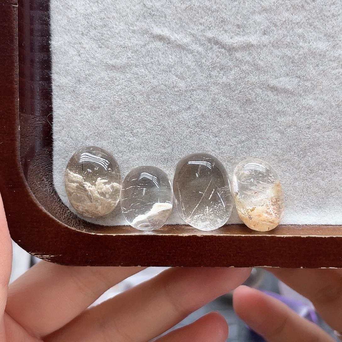 水晶珠宝半成品未镶嵌73幽灵蛋面