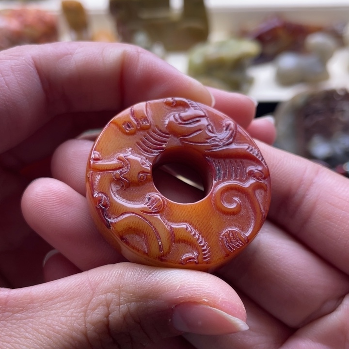 和田玉未镶嵌颈饰36