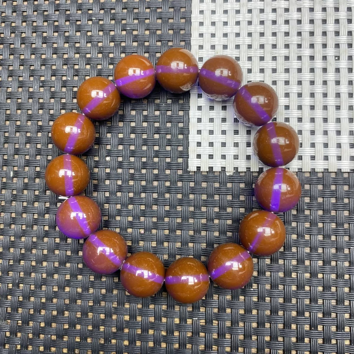 蓝精灵14mm手串326