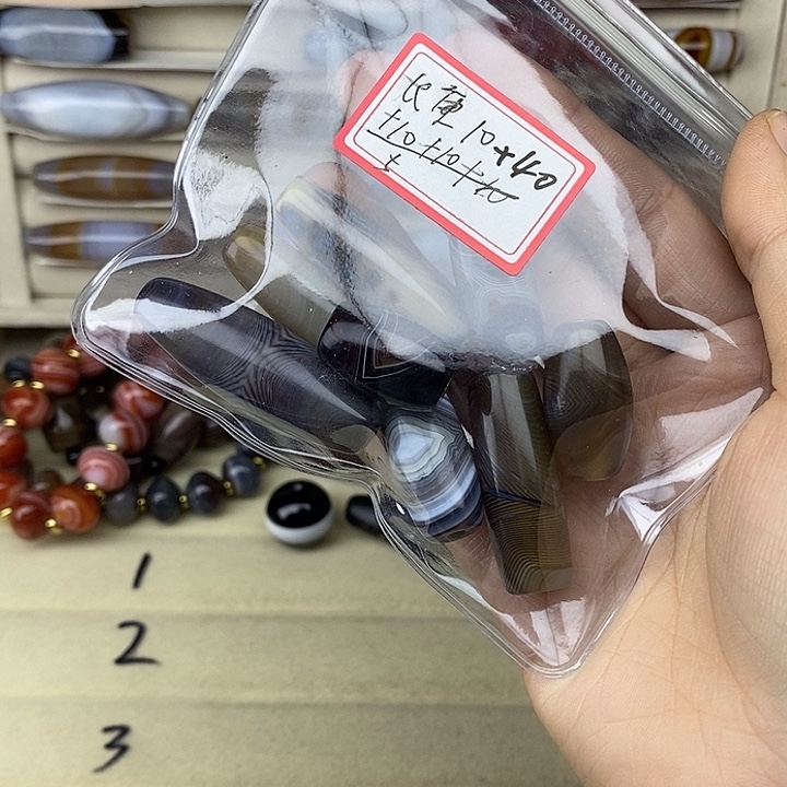 长***庚玛瑙/玉髓合金颈饰