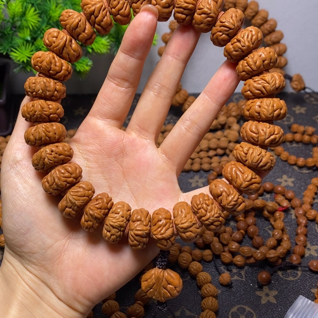 懂***懂桃核手串秦岭桃核