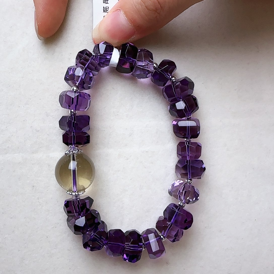 水晶手链未镶嵌安***…大气上档次