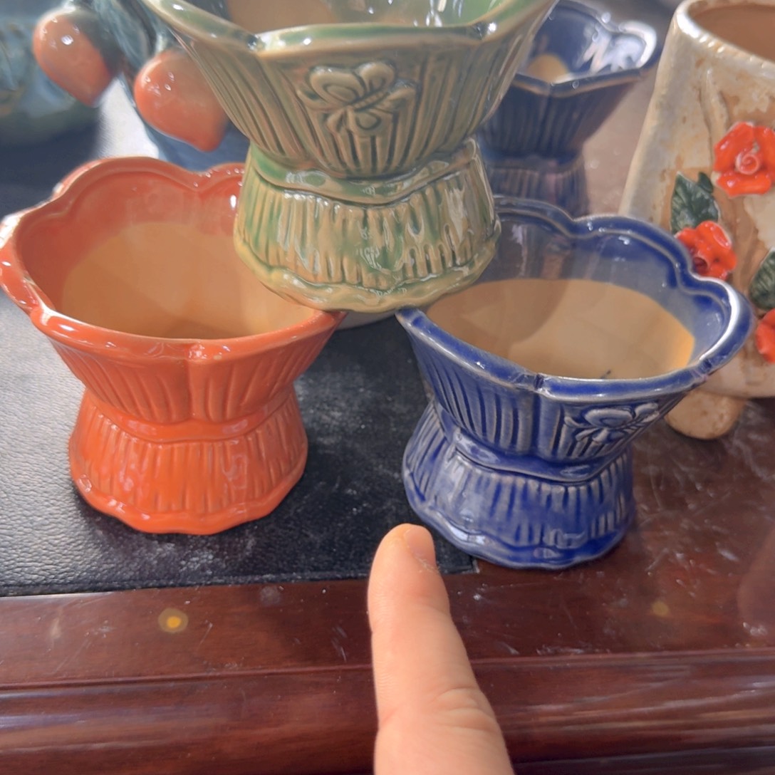 紫砂花盆粗陶盆醋